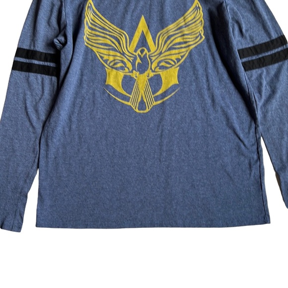 Assassin's Creed IV Black Flag Video Game Baseball Tee Shirt Size Medium - Picture 4 of 8